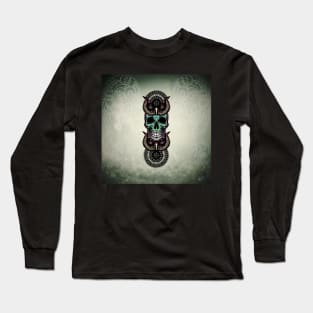 Skull with owl Long Sleeve T-Shirt